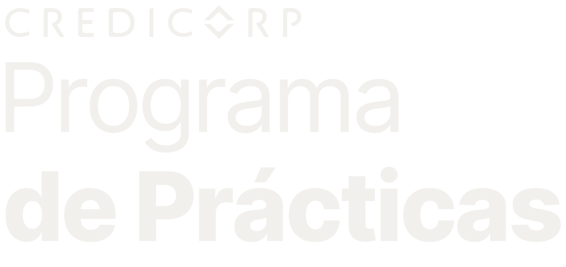 Talento Joven CREDICORP PROGRAMA DE PRACTICAS LOGO CLARO